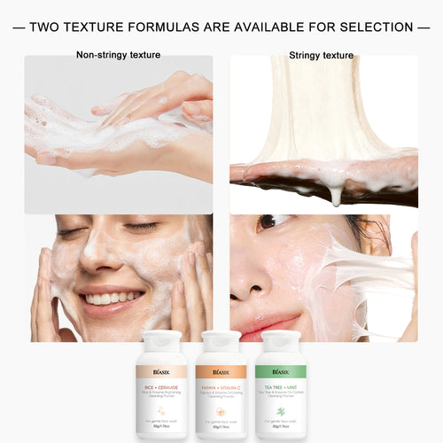 🫧 Two Textures, One Result: Clean, Radiant Skin