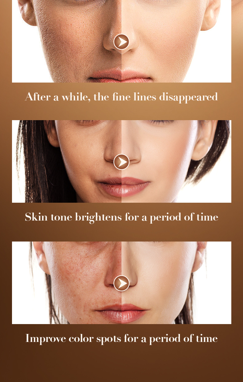 Crema Facial de Colageno con perla y oro 24k